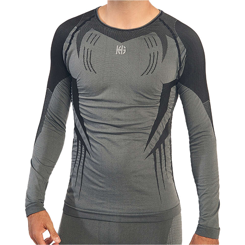 Sporthg raven camiseta térmica manga larga hombre
