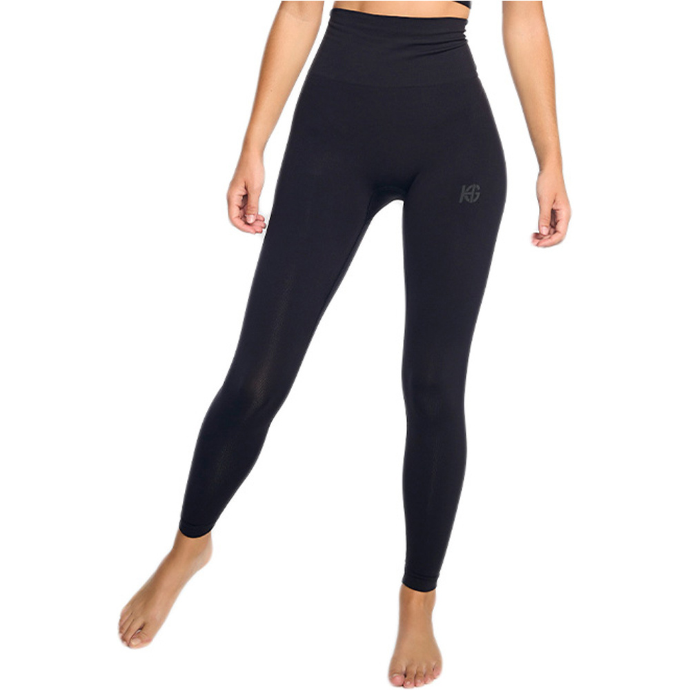 Sporthg malla larga running mujer HG-ARYS LONG PANTS vista frontal