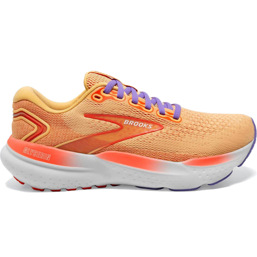 Brooks zapatilla running mujer Glycerin 21 lateral exterior