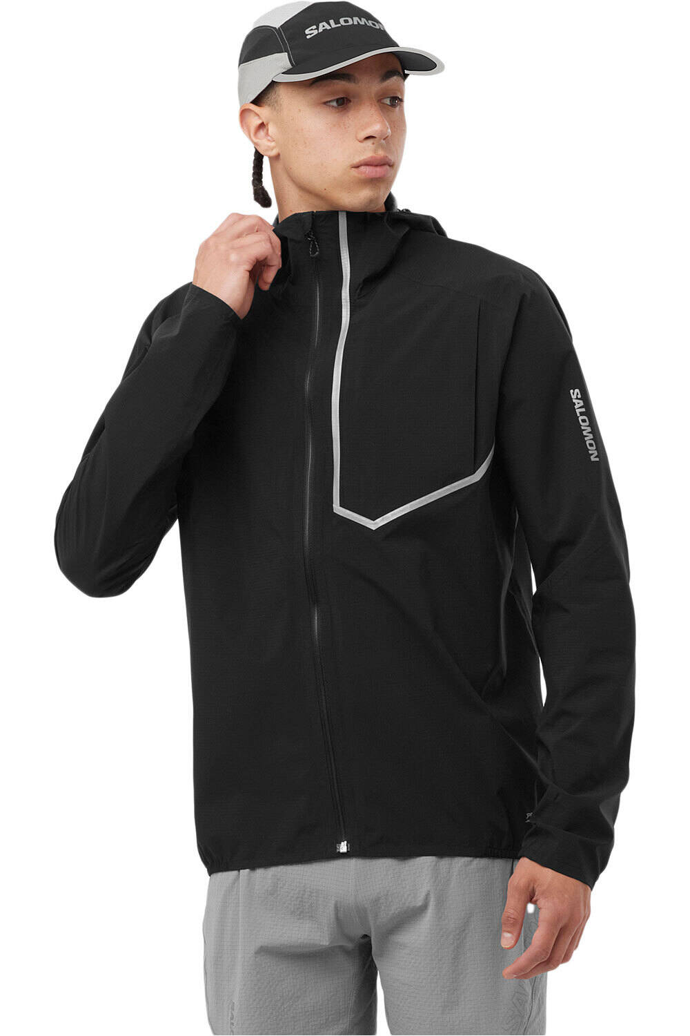 Bonatti trail CHAQUETA TRAIL RUNNING HOMBRE Negro
