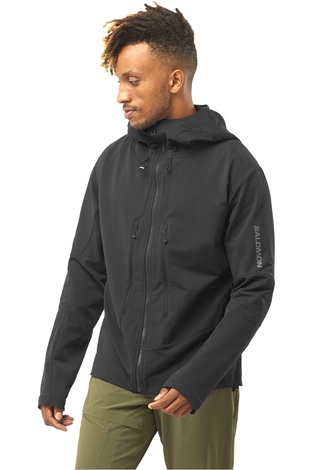 Outpeak chaqueta softshell hombre Negro (M)