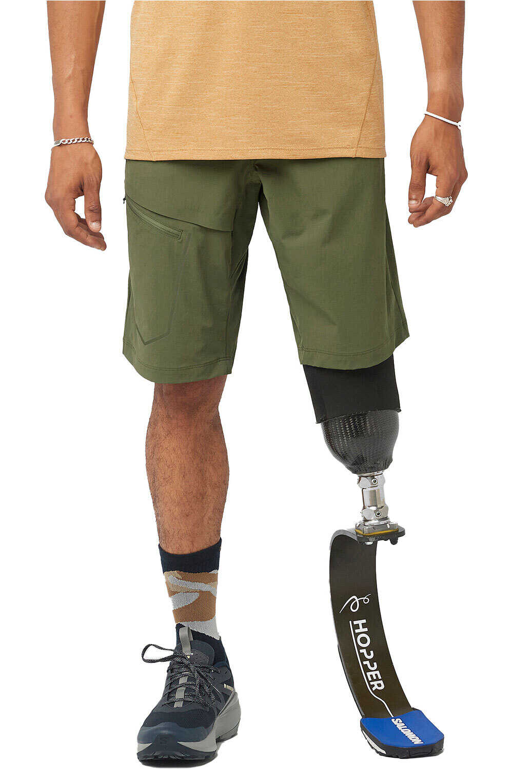 Wayfarer pantalón corto montaña hombre Verde (48)
