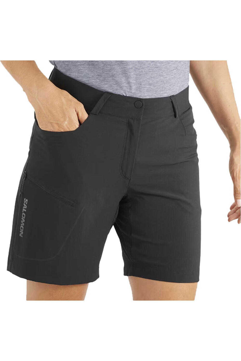 Wayfarer pantalón corto montaña mujer Negro (38)
