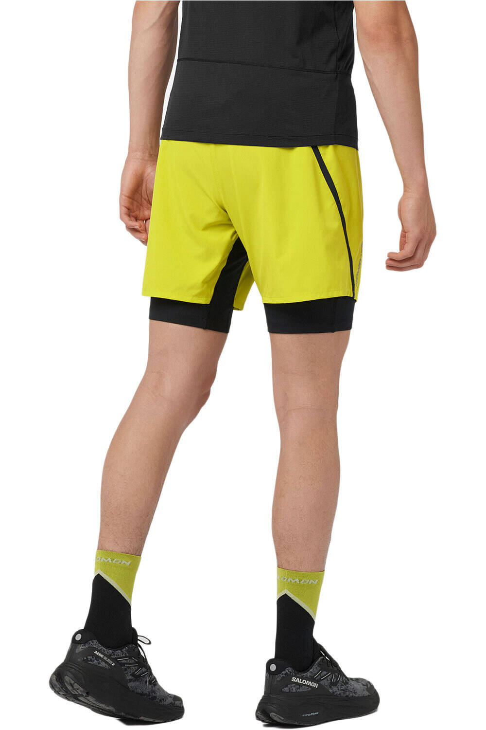 Salomon pantalón running hombre CROSS TW SHORTS M vista trasera