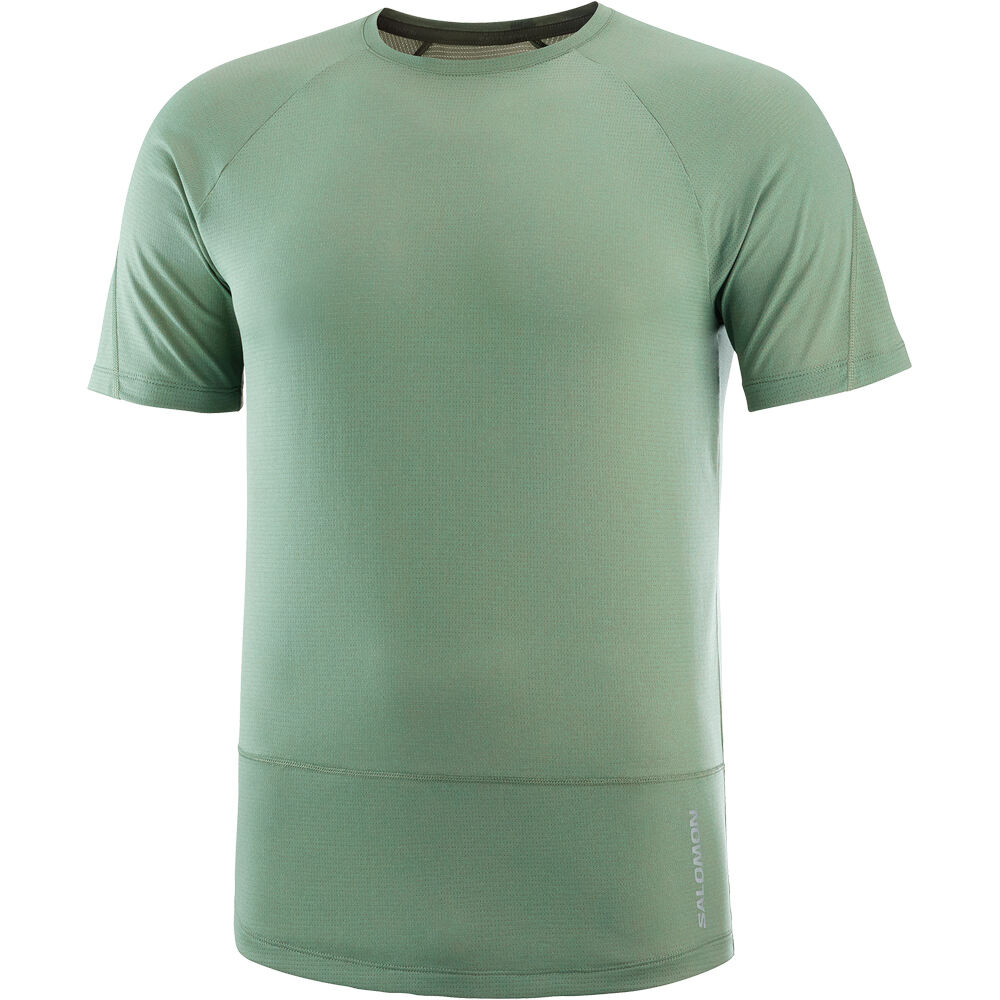 Salomon camisetas trail running manga corta hombre CROSS RUN SS TEE M vista detalle