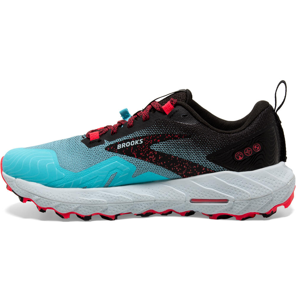 Brooks zapatillas trail mujer Cascadia 17 vista trasera