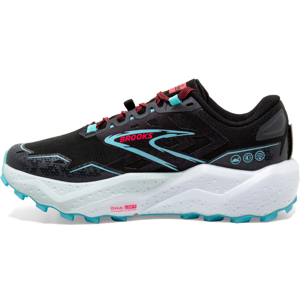 Brooks zapatillas trail mujer Caldera 7 vista trasera