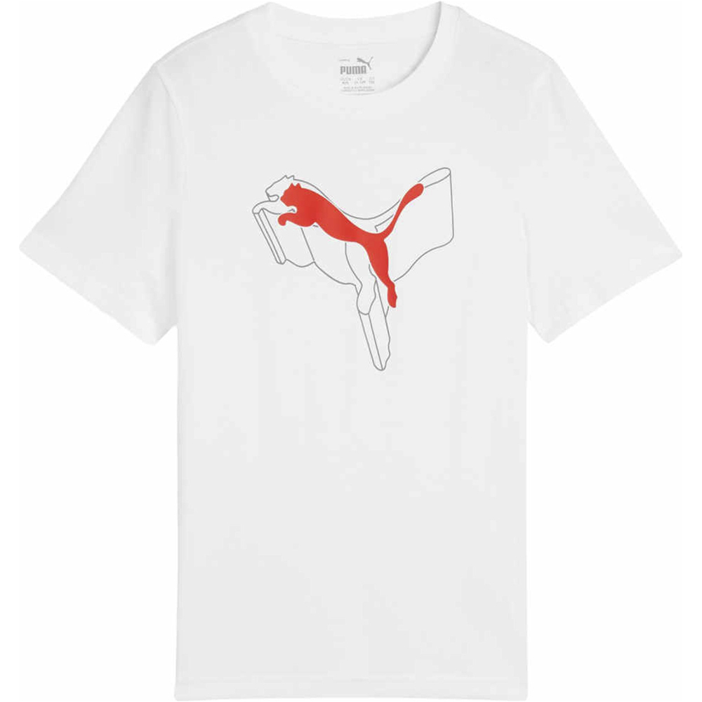 PUMA essentials logo lab camiseta manga corta niño
