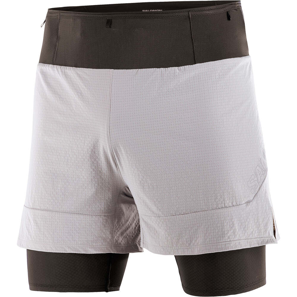 Salomon pantalón running hombre SENSE 2IN1 SHORTS M vista detalle