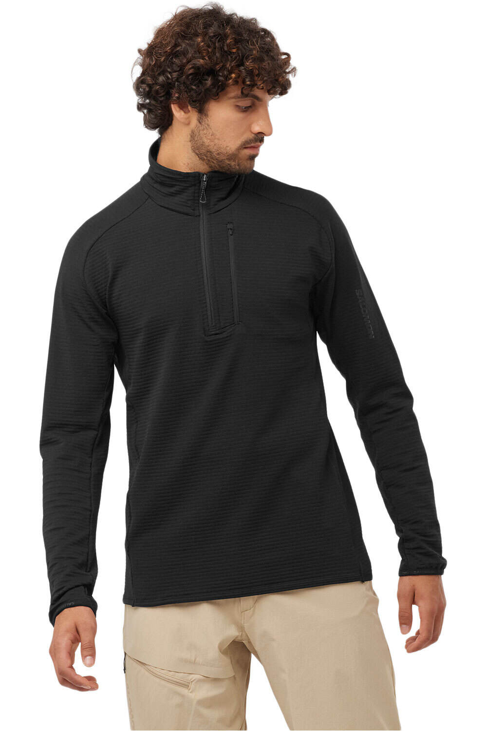 Salomon essential ltwarm hz forro polar hombre