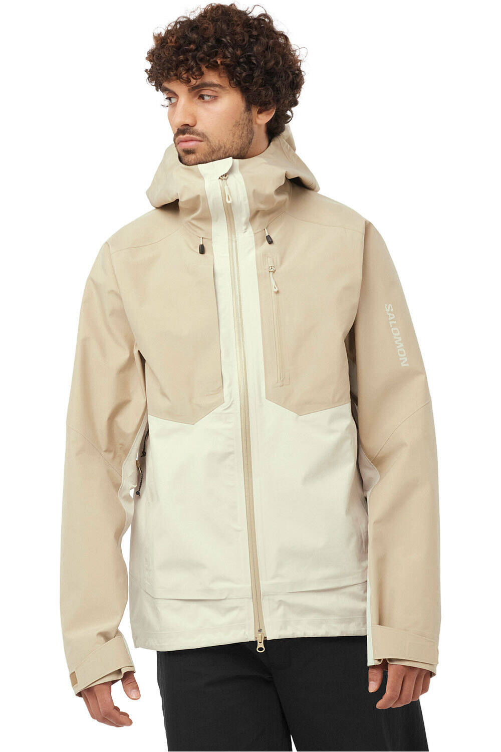 Salomon chaqueta impermeable hombre OUTLINE 3L GTX SHELL M vista frontal