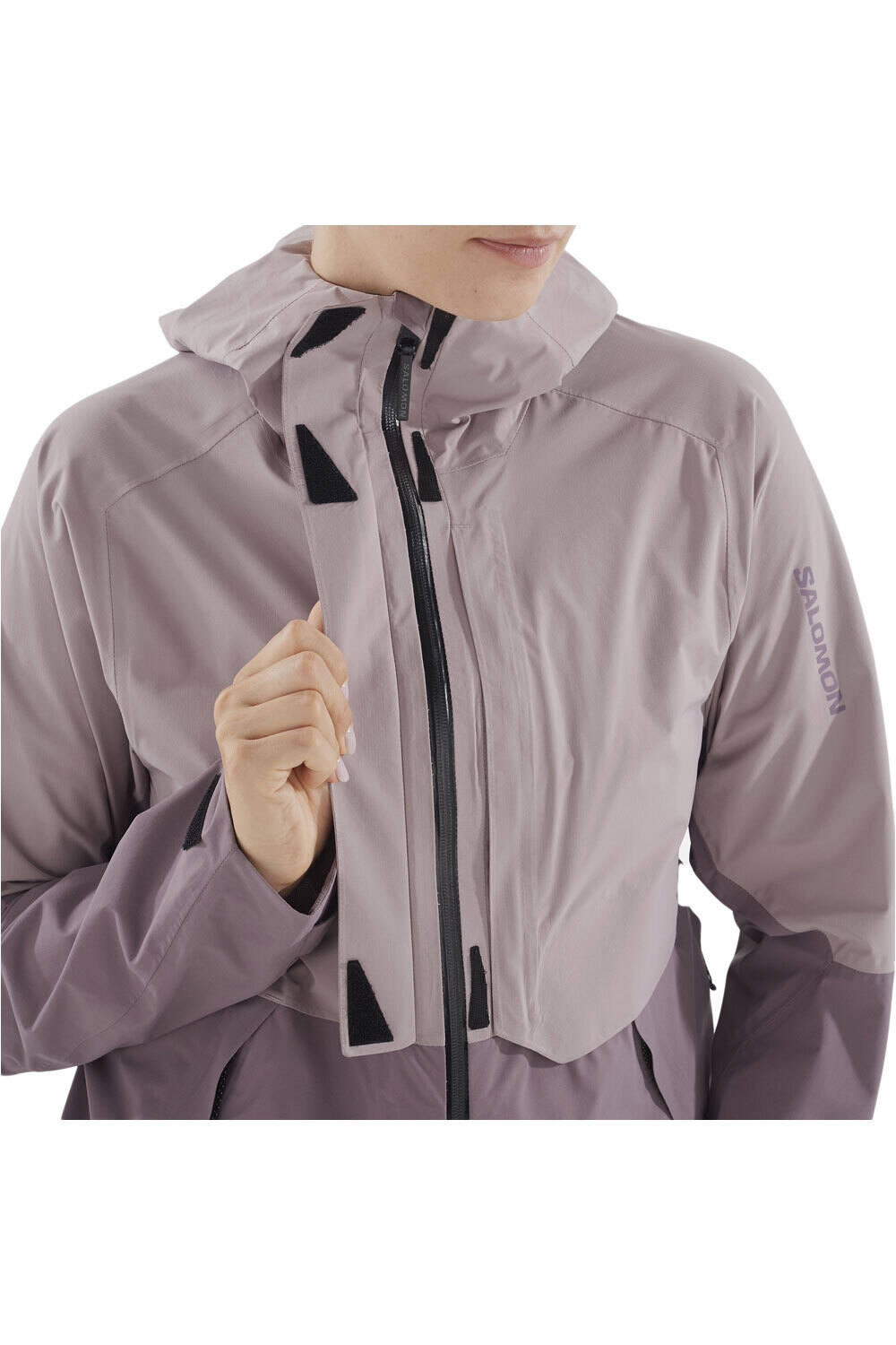 Salomon chaqueta impermeable mujer OUTERPATH WP JKT PRO W vista detalle