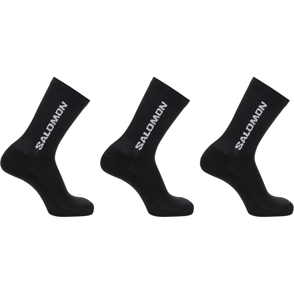 Everyday crew 3p calcetines montaña Negro (M)