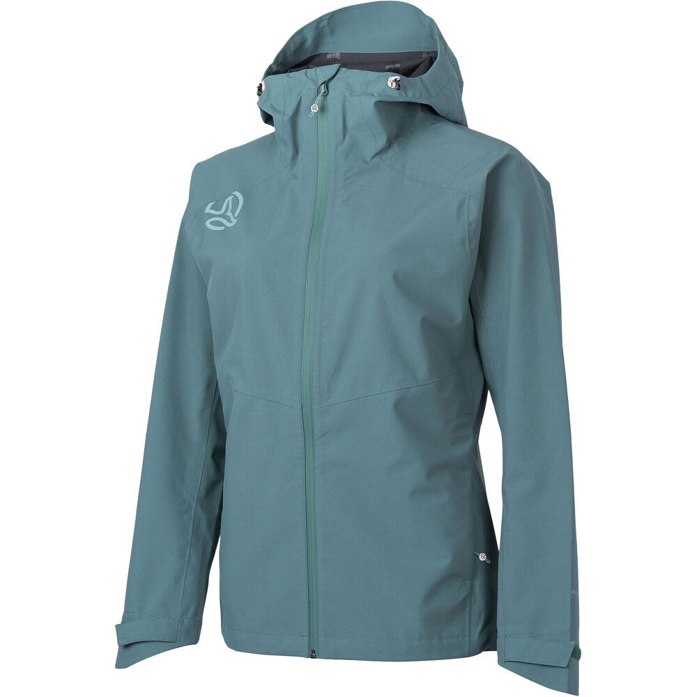 Valdur chaqueta impermeable mujer Azul (XL)