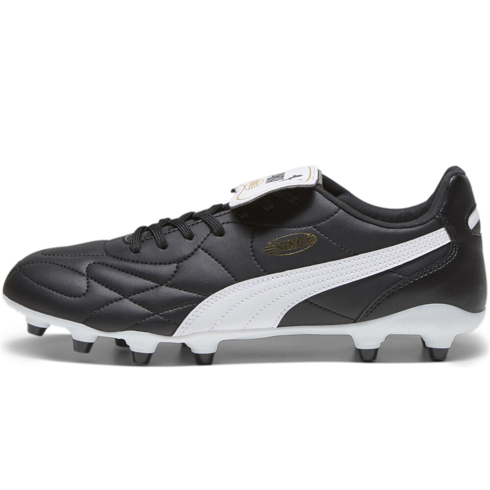 King top fg/ag botas de futbol cesped artificial Negro (43)