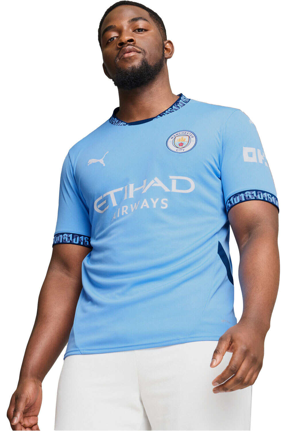 Manchester city 24/25 primera equipacion camiseta de fútbol oficiales (S)