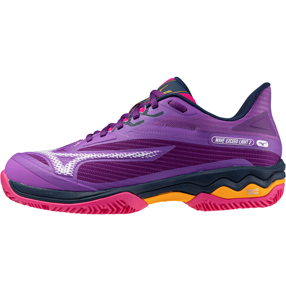 Mizuno Zapatillas Padel Mujer WAVE EXCEED LIGHT 2 PADEL (W) lateral exterior