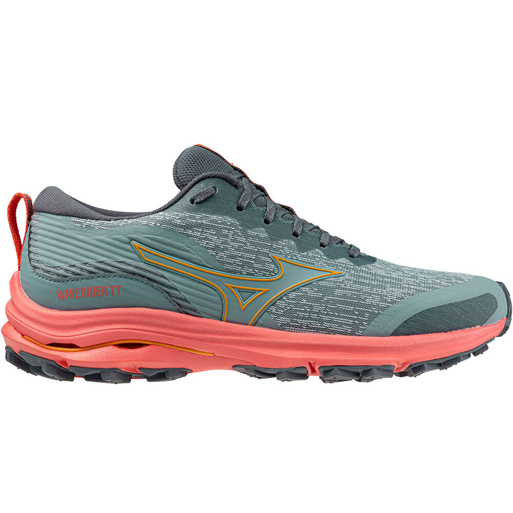 Mizuno zapatillas trail mujer WAVE RIDER TT(W) lateral exterior