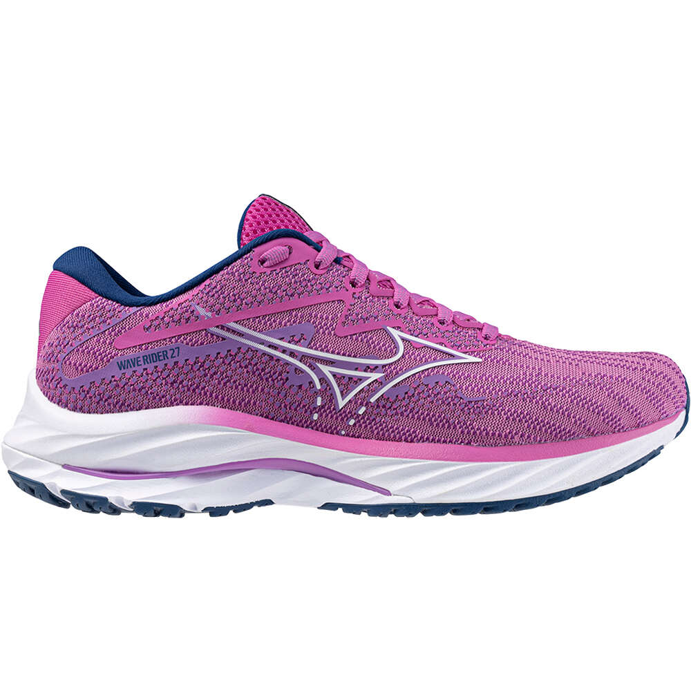 Mizuno zapatilla running mujer WAVE RIDER 27(W) lateral exterior