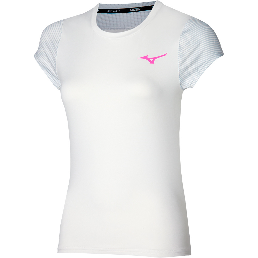 Mizuno camiseta tenis manga corta mujer Charge Printed Tee (W) vista detalle