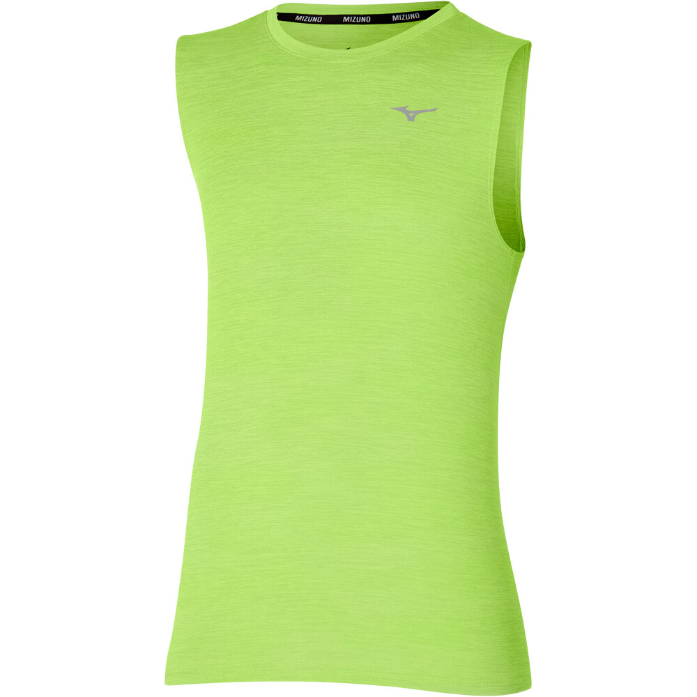 Mizuno camiseta entrenamiento tirantes hombre Impulse Core Sleeveless vista frontal