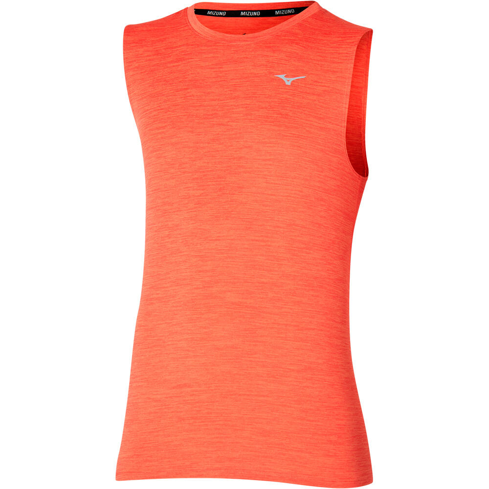 Mizuno camiseta entrenamiento tirantes hombre Impulse Core Sleeveless vista frontal