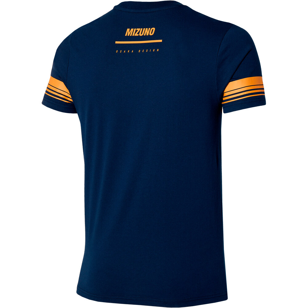 Mizuno camiseta técnica manga corta hombre Athletics Mizuno Tee vista trasera