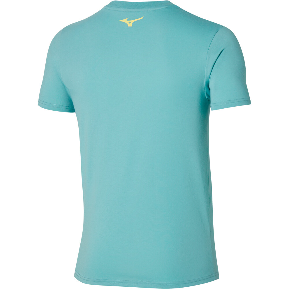 Mizuno camiseta técnica manga corta hombre Athletics Graphic Tee vista trasera