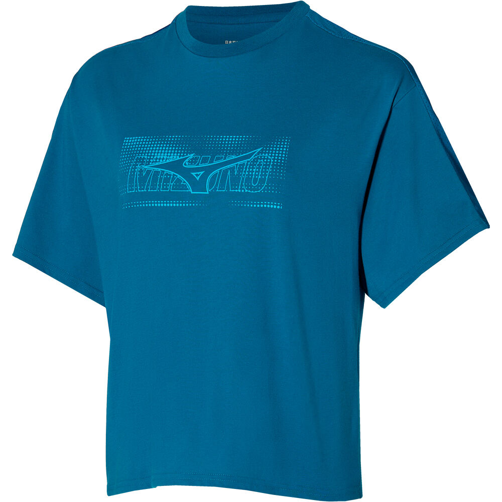 Mizuno camiseta entrenamiento manga corta mujer Athletics Graphic Tee(W) vista frontal