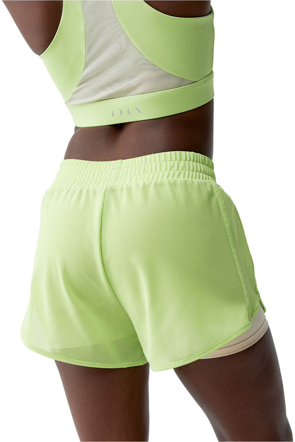 Born Living Yoga pantalones yoga Short Padma 2.0 vista trasera