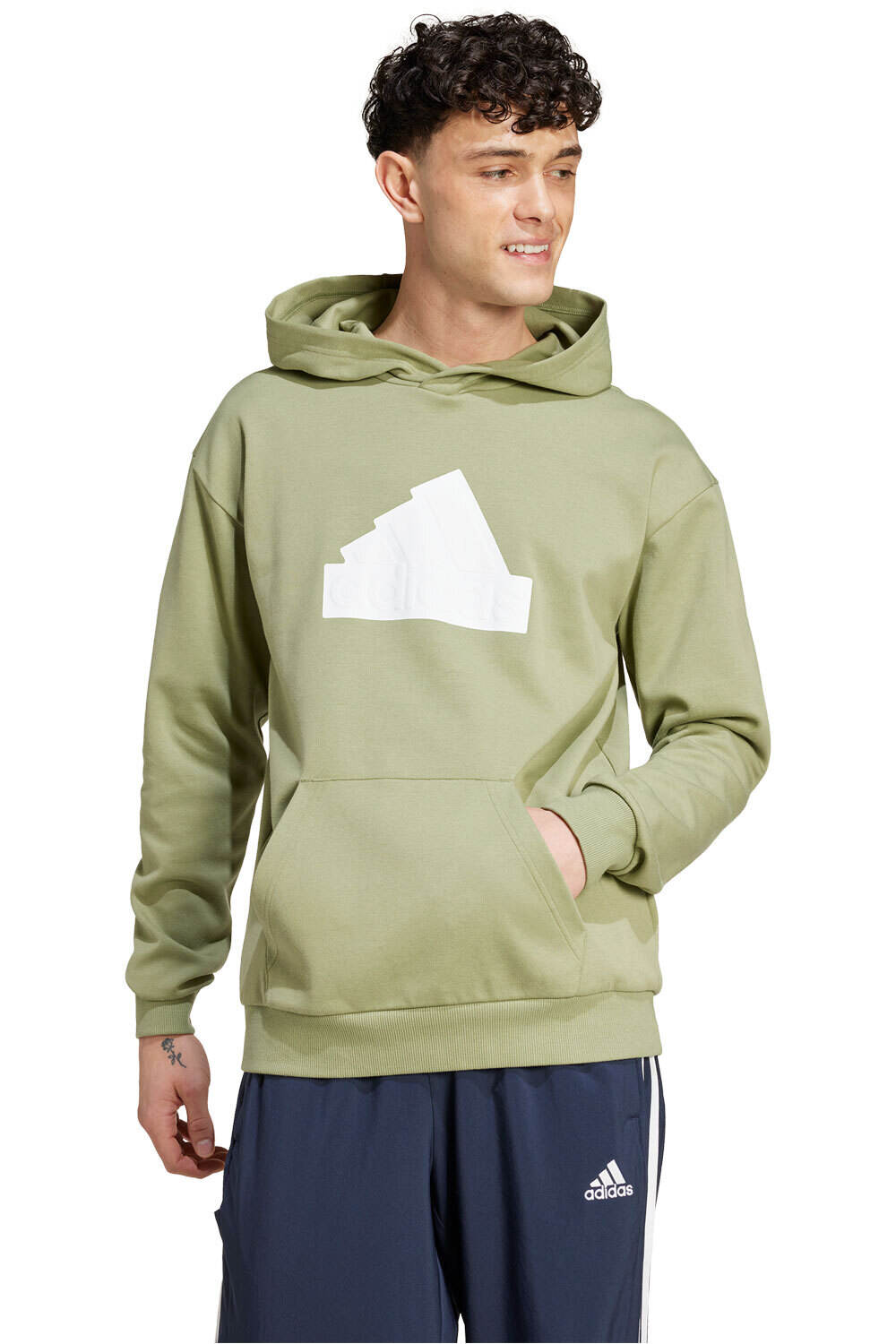 Future icons badge of sport sudadera hombre Verde (XL)