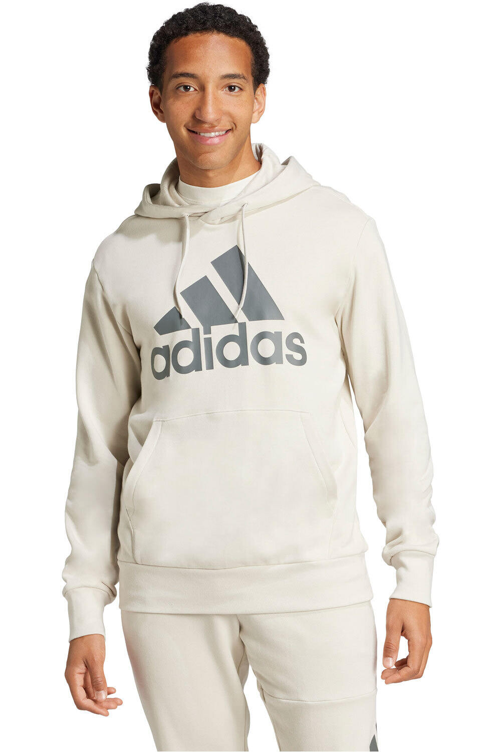 Big logo sudadera hombre Beige (L)