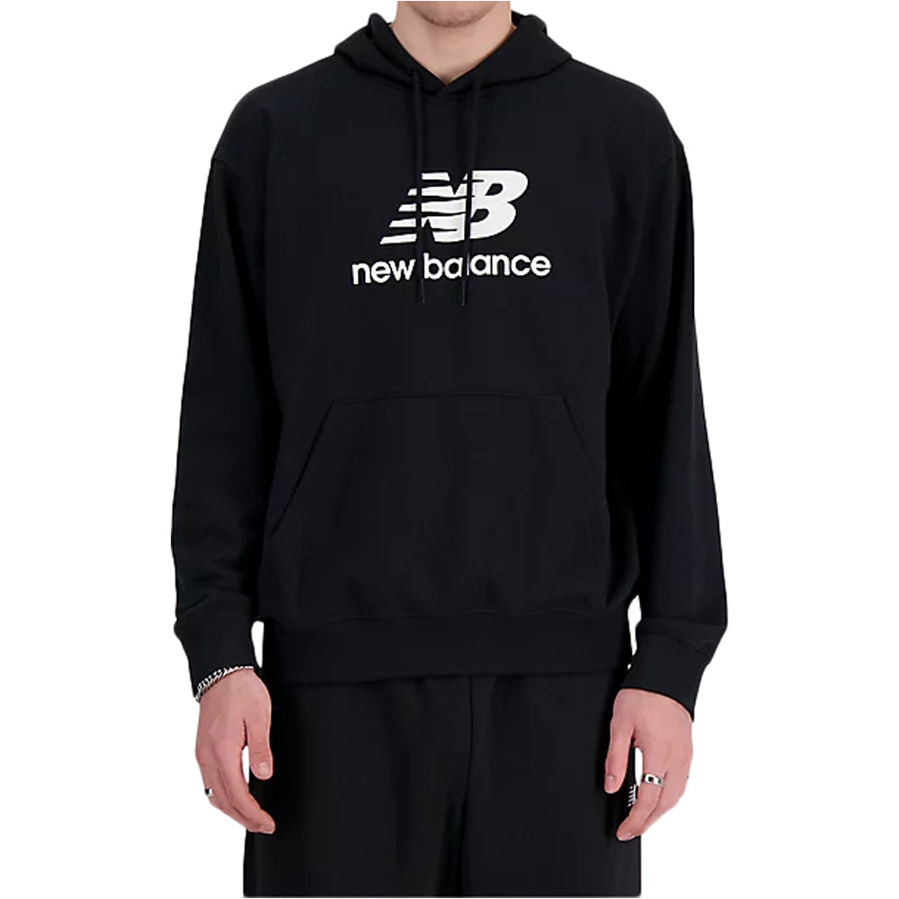 Sport essentials logo sudadera hombre Negro (S)