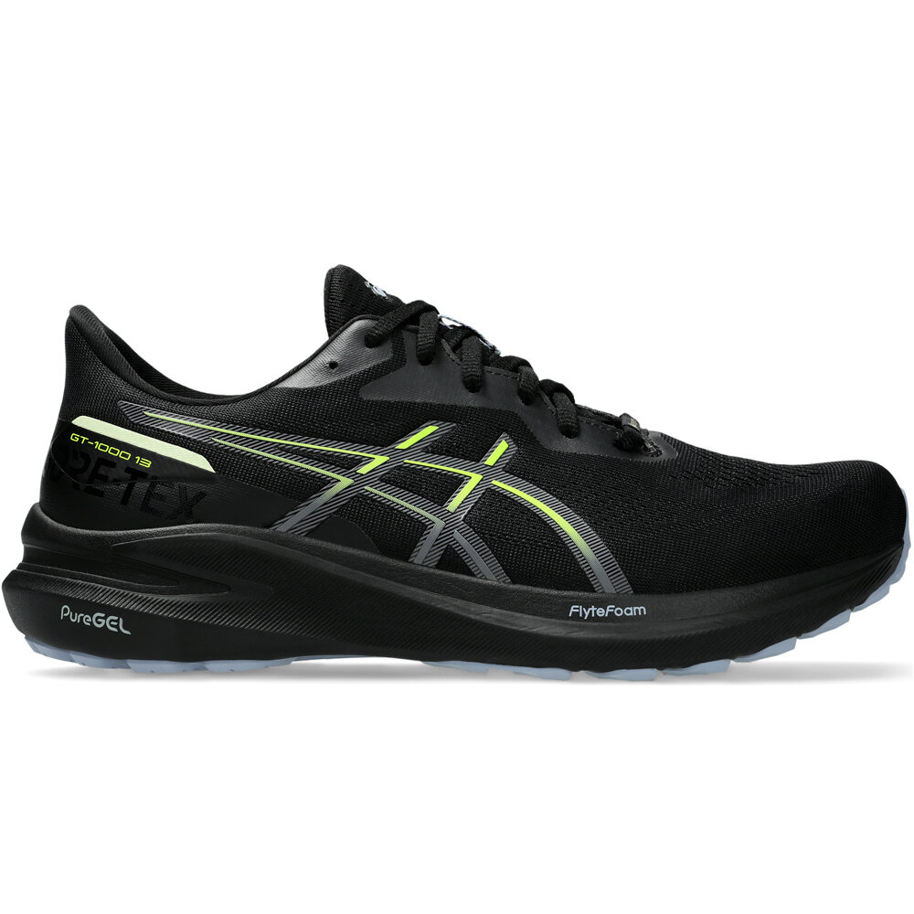 Gt 1000 13 gore-tex zapatilla running hombre Negro (44,5)