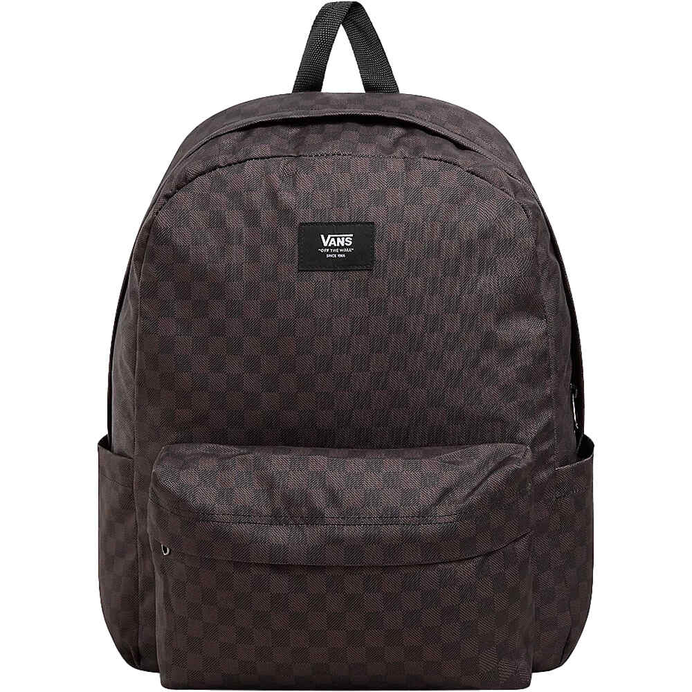 Old skool check mochila deporte Negro (UNICA)