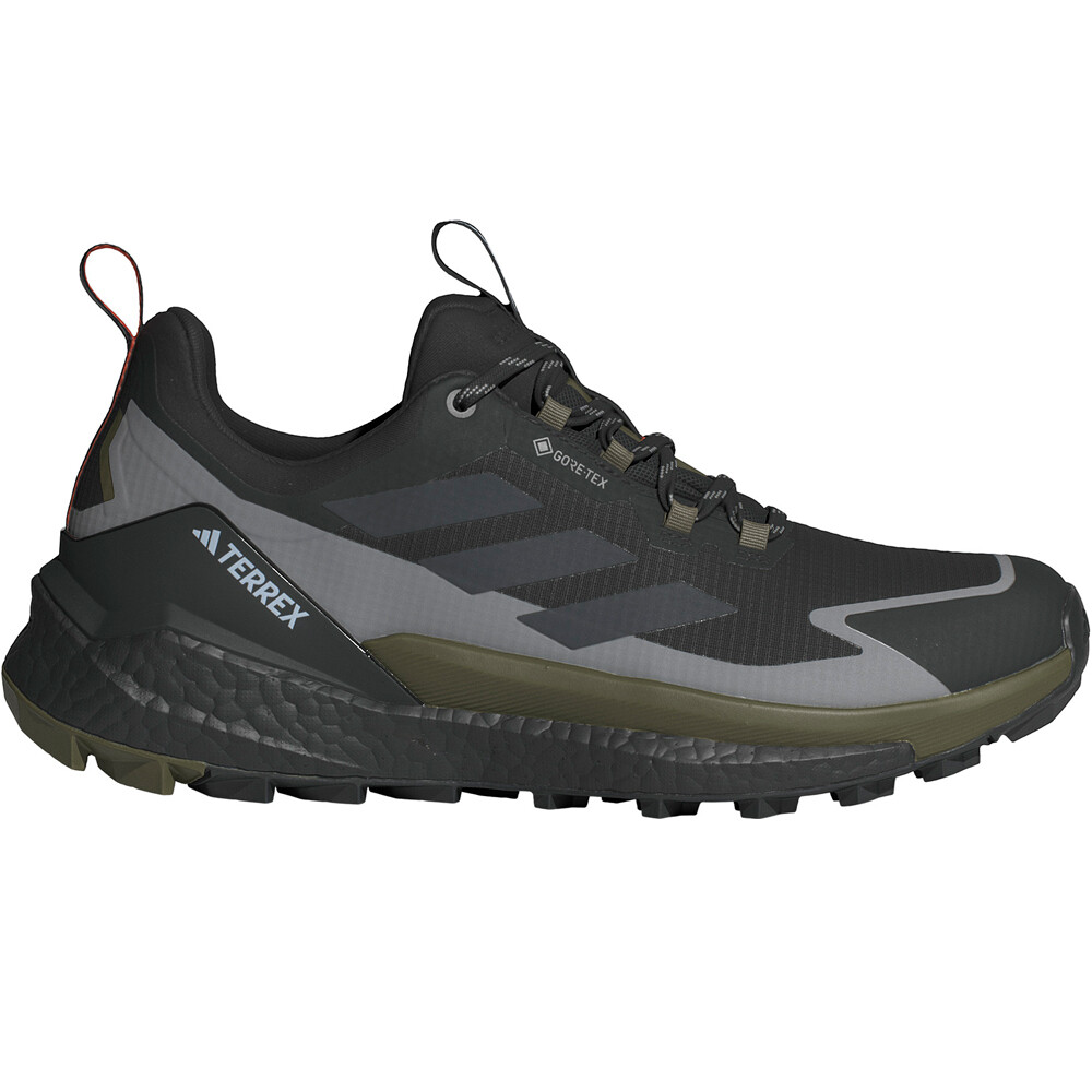 Terrex free hiker 2 low gore-tex zapatilla trekking hombre Negro (41 1/3)