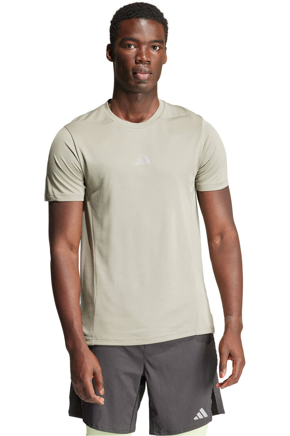 adidas camiseta fitness hombre D4T HR TEE vista frontal