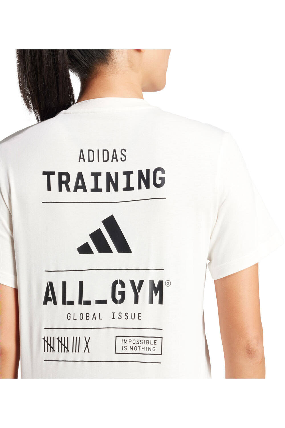 adidas camisetas fitness mujer W TR CAT G T 03