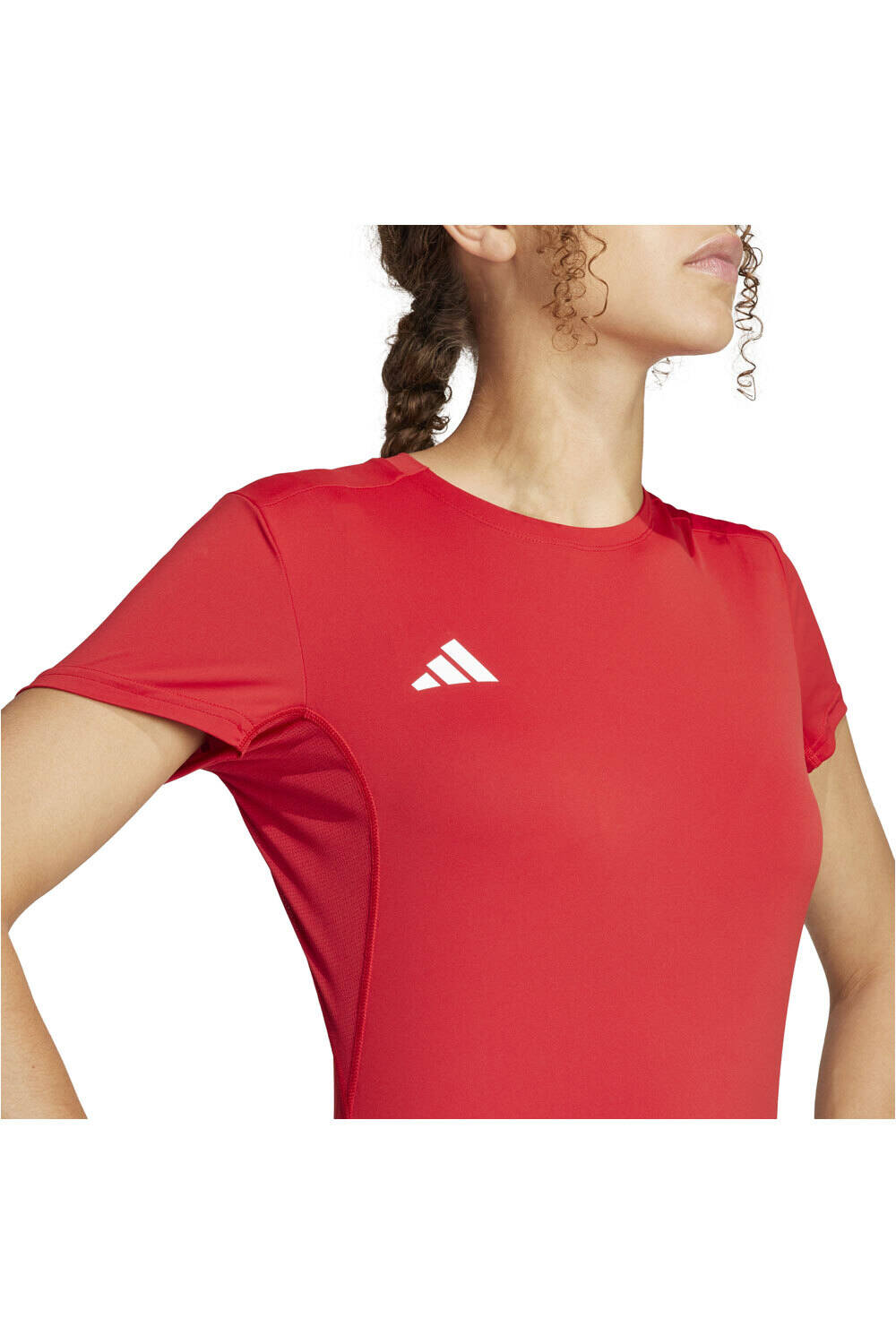 adidas camiseta entrenamiento manga corta mujer ADIZERO E TEE vista detalle