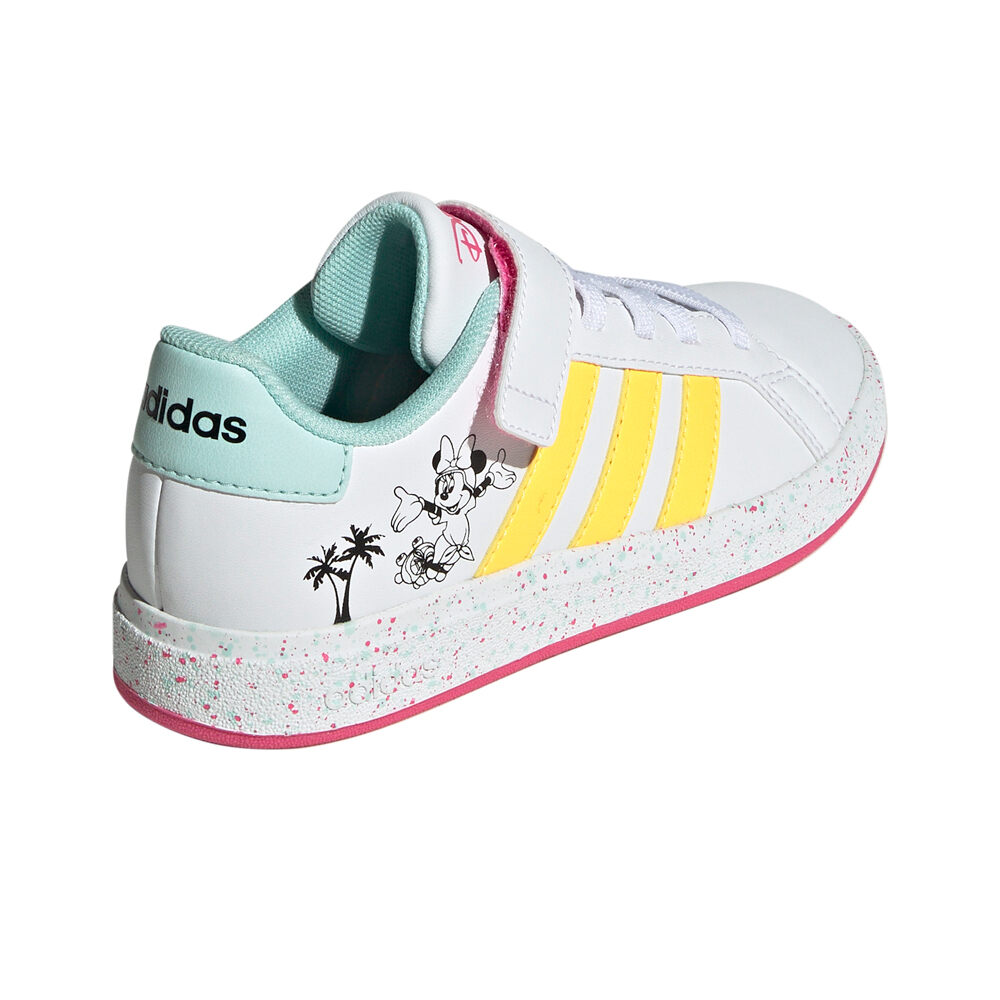 adidas zapatilla moda niño GRAND COURT MINNIE EL K vista trasera