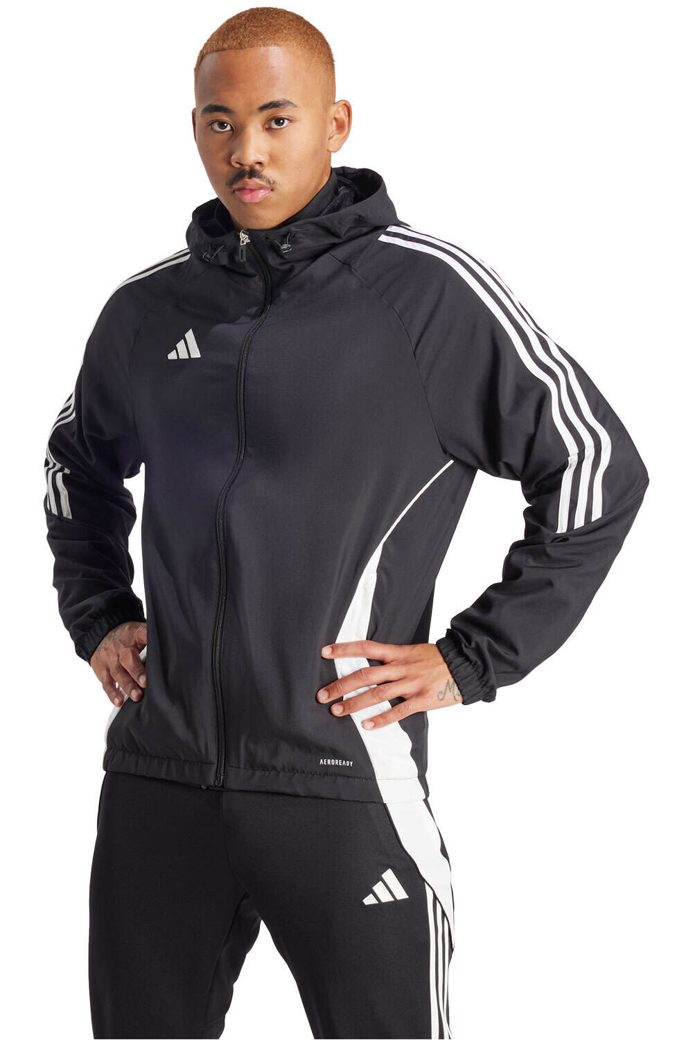 Adidas tiro24 chubasqueros y chaquetones entrenamiento fútbol