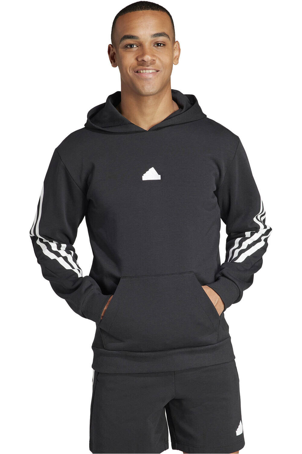 adidas sudadera hombre M FI 3S HD vista frontal