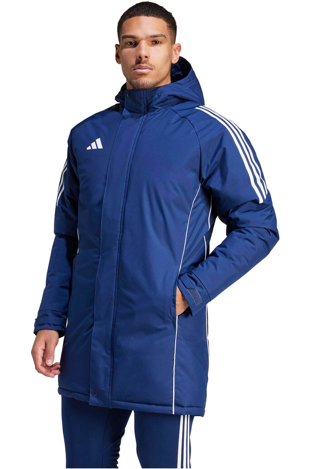 Tiro 24 chubasqueros y chaquetones entrenamiento fútbol Azul (XXL)
