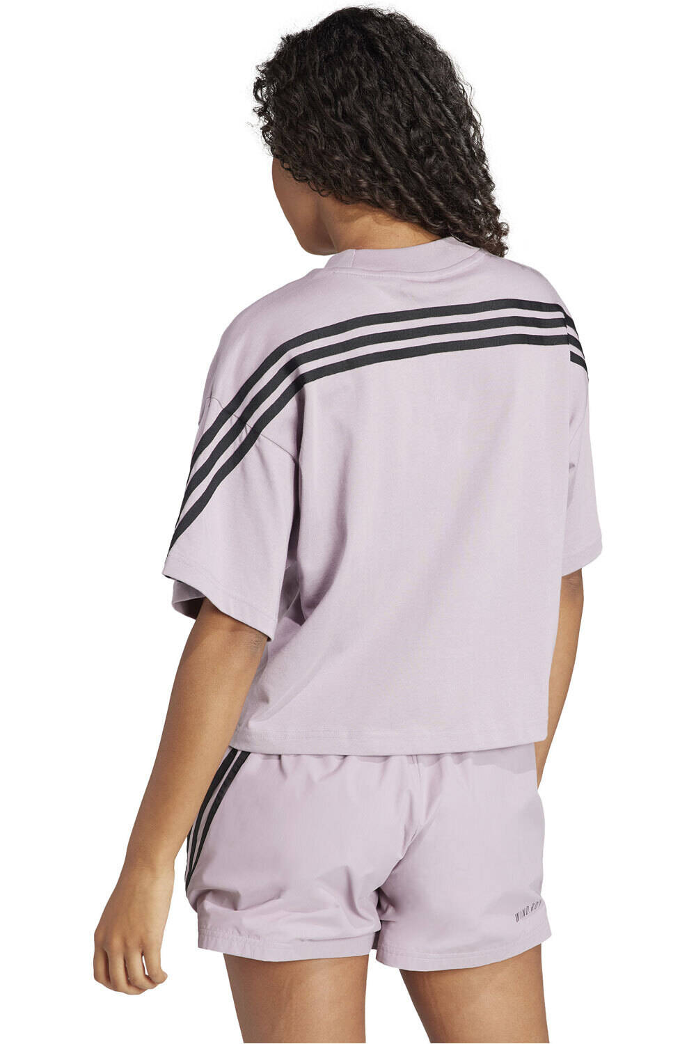 adidas camiseta manga corta mujer W FI 3S TEE vista trasera