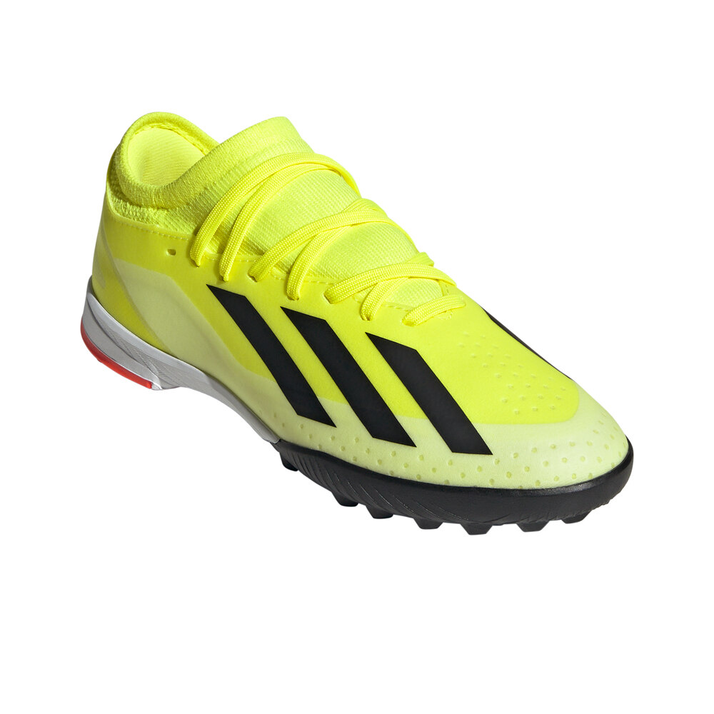 adidas botas de futbol niño multitaco y terreno duro X CRAZYFAST LEAGUE TF J puntera