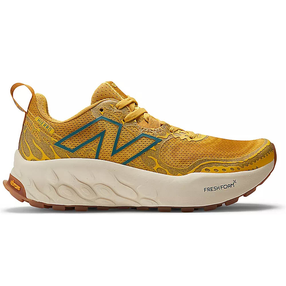 Fresh foam x hierro v8 zapatillas trail mujer Amarillo (37,5)