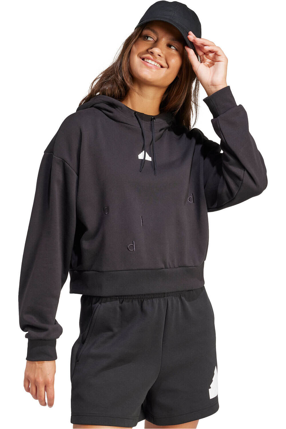 adidas sudadera mujer W BLUV Q1 HD vista frontal