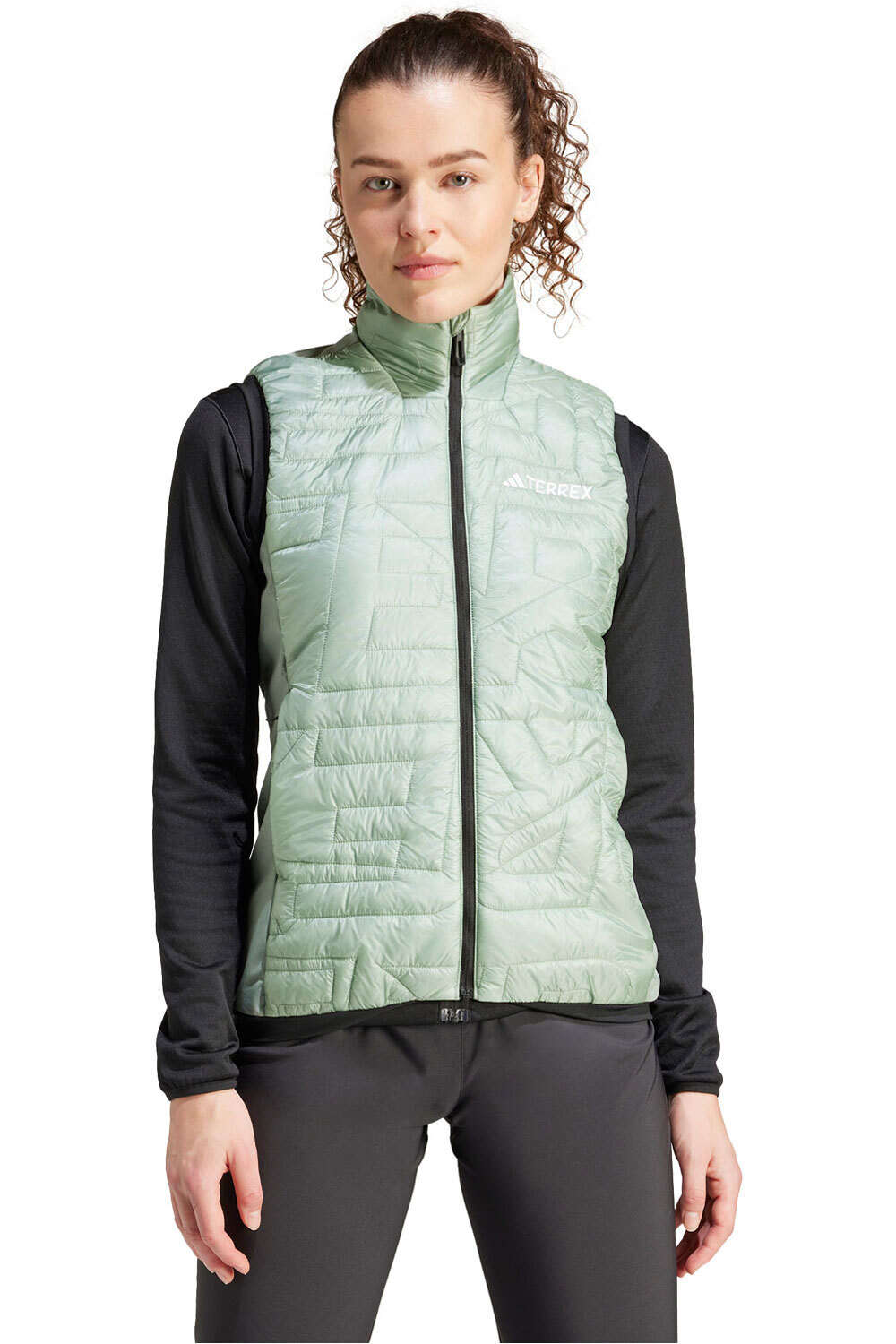 adidas chaleco outdoor mujer W XPR VAR HYB V vista frontal