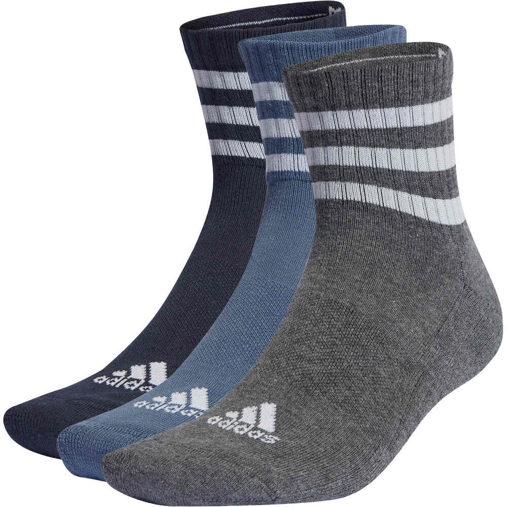 Stripes 3p calcetines deportivos (40-42)