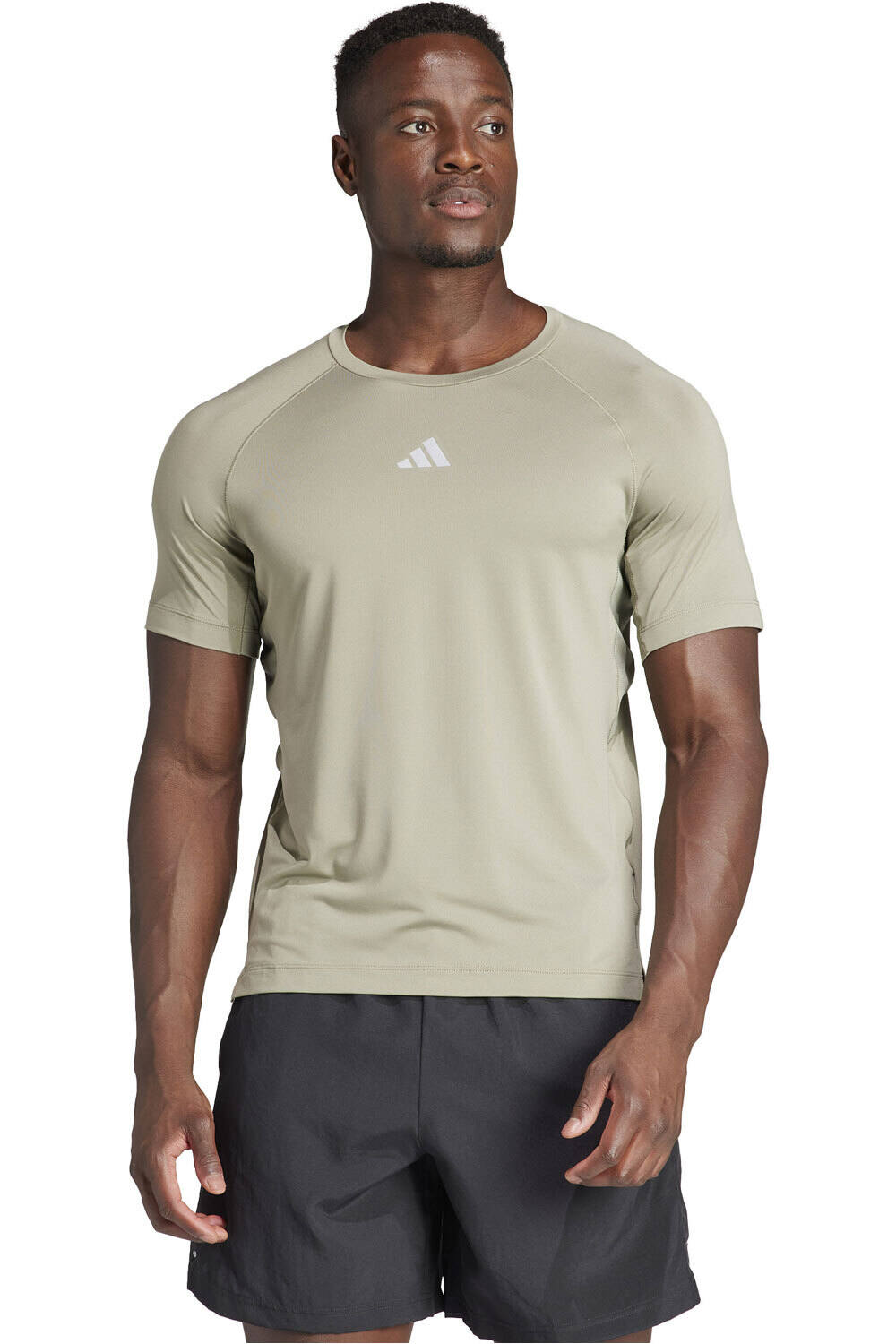 adidas camiseta fitness hombre GYM+ TEE vista frontal